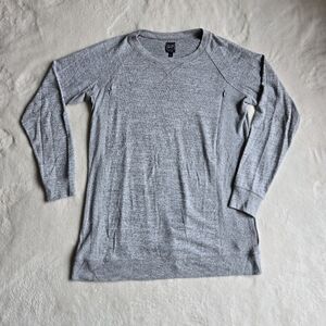 GAP Heather Gray Long Sleeve Nursing Top